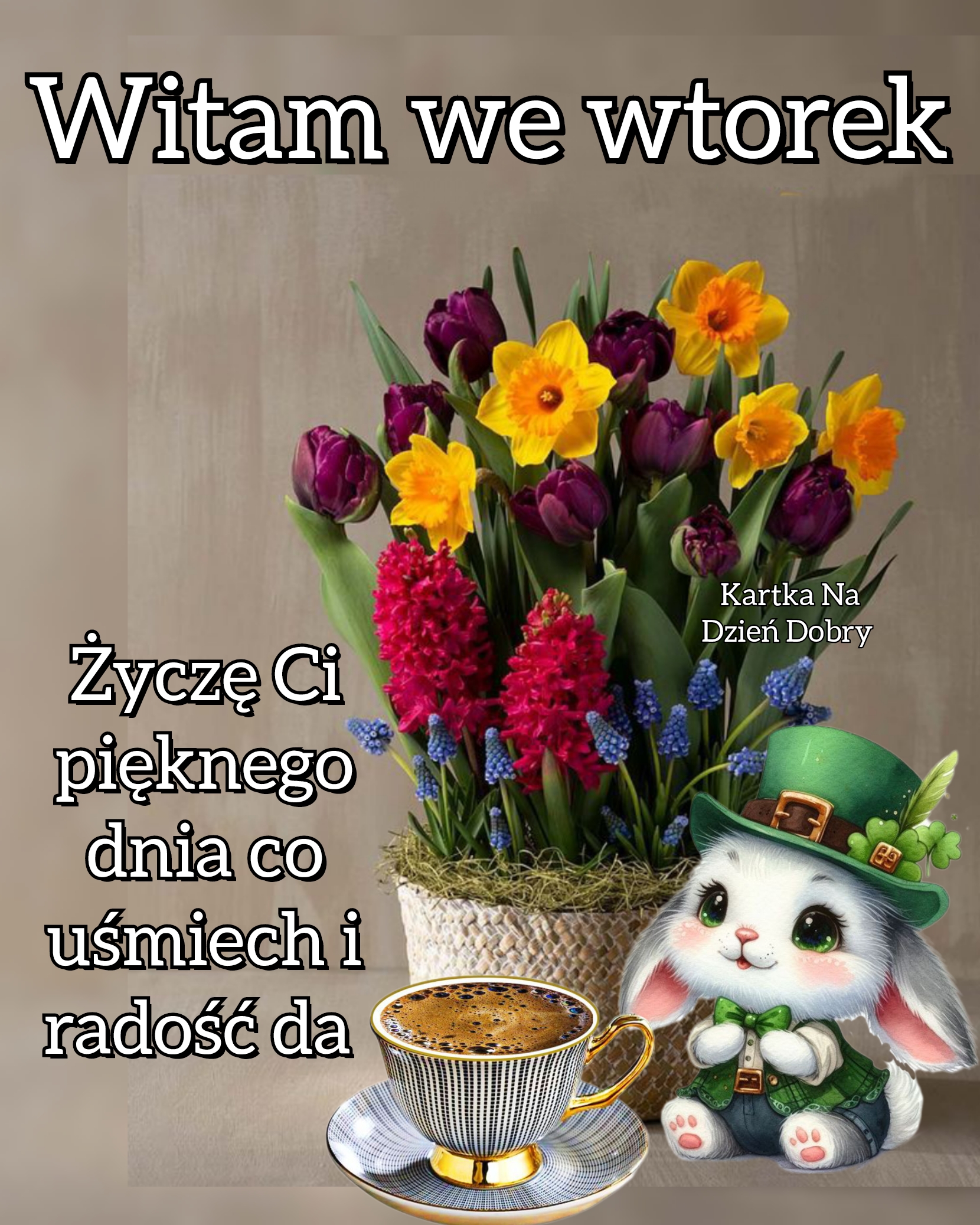 Pięknego dnia we wtorek Twoje Karteczki